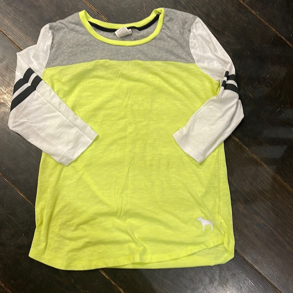 Pink baseball top. Like new.